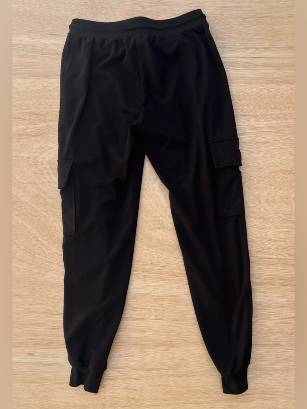 NWOT Rachel Zoe Black Drawstring Cargo Joggers Lux Stretch Fabric XS Athleisure - Picture 4 of 11